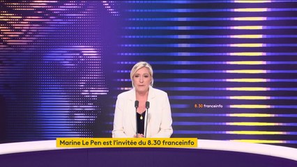 Emmanuel Macron et Kylian Mbappé au PSG : "Ce n’est pas pour les amateurs de football et les fans de Mbappé qu'il fait cela, mais pour lui-même", déclare Marine Le Pen