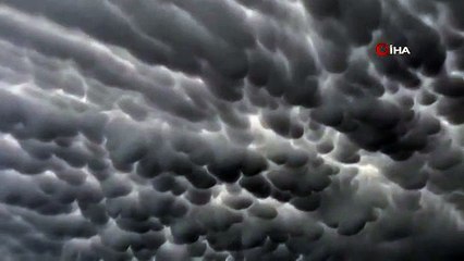 ABD'de görülen mammatus bulutları hayran bıraktı