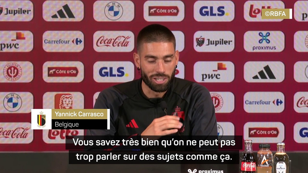Carrasco : "Dans le football, on ne sait jamais ce qui peut arriver"