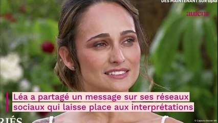 下载视频: Mariés au premier regard : Léa poste un message cryptique qui fait réagir ses followers