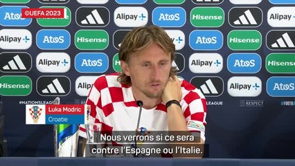 Croatie - Modric sur son avenir : "Le plus important, c'est le match de dimanche"