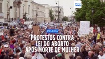 Morte de grávida provoca protestos contra lei do aborto na Polónia