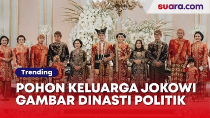 Viral Pohon Keluarga Jokowi Gambarkan Dinasti Politik: dari Anak sampai Ipar