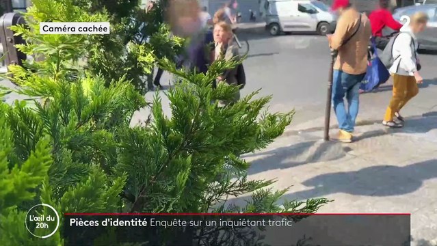 Regardez cette journaliste de France 2 à qui on propose une fausse carte d'identité dans le quartier Barbés à Paris contre 1.200 euros: C'est une carte officielle et enregistrée - VIDEO
