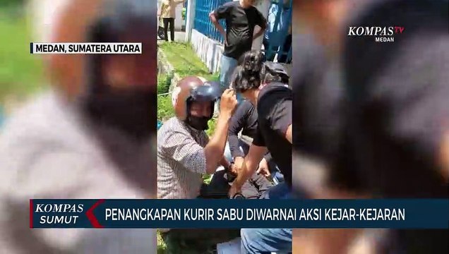 Detik-detik Polisi Terlibat Kejar-kejaran dengan Kurir Sabu 10 Kg