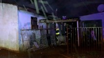Incêndio atinge residência no Jardim Tarumã e mobiliza Corpo de Bombeiros
