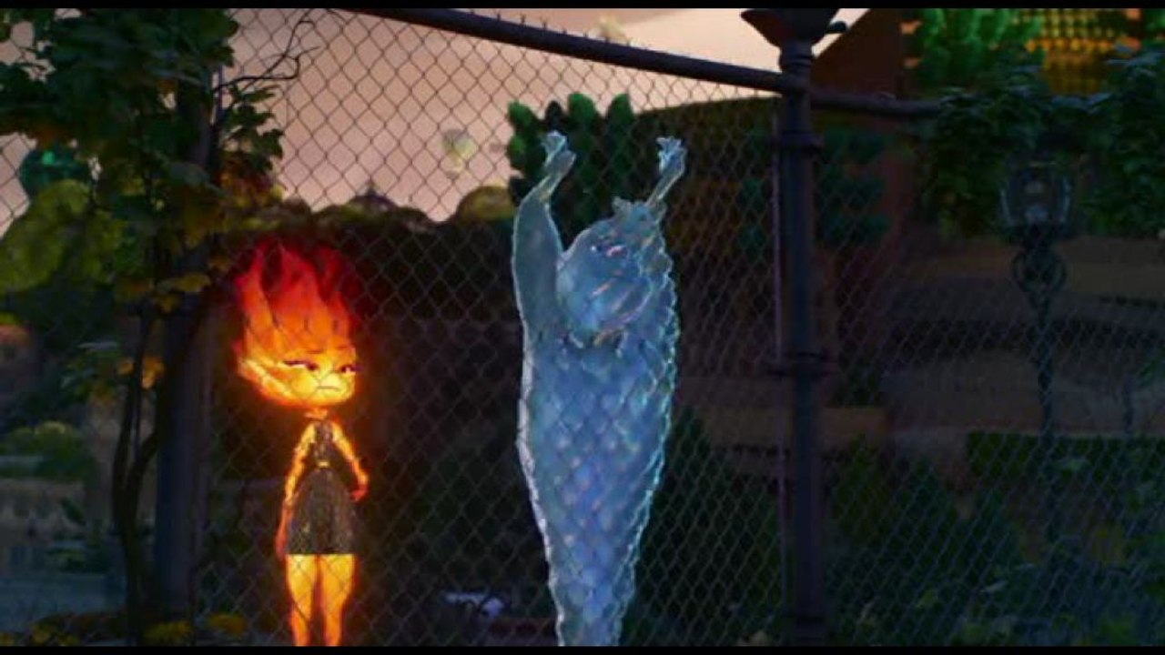 "Elemental", fuoco e acqua uniti dall'amore nel film Disney Pixar