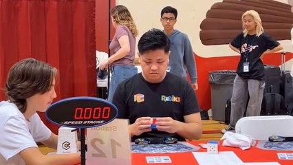 A California man set the new world record for solving a Rubik's Cube in just 3.13 seconds