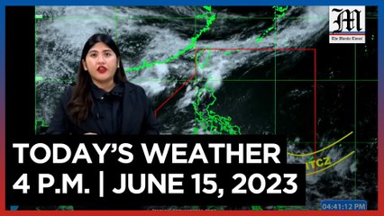 Today's Weather, 4 P.M. | June 15, 2023