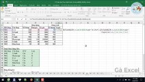 59.Học Excel từ cơ bản đến nâng cao - Bài 59 Hàm  Vlookup If Sumifs