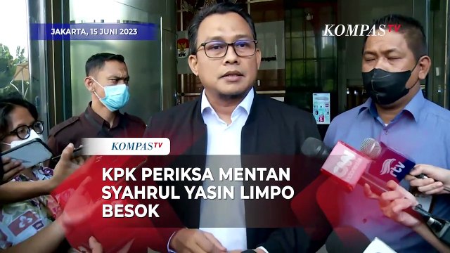 KPK Periksa Menteri Pertanian Syahrul Yasin Limpo Besok