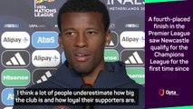 Newcastle fans 'deserve' Champions League football - Wijnaldum