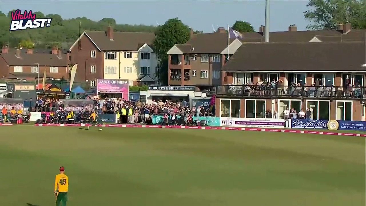 Shaheen Impresses With The Ball _ Derbyshire vs Nottinghamshire - Highlights _ Vitality Blast 2023