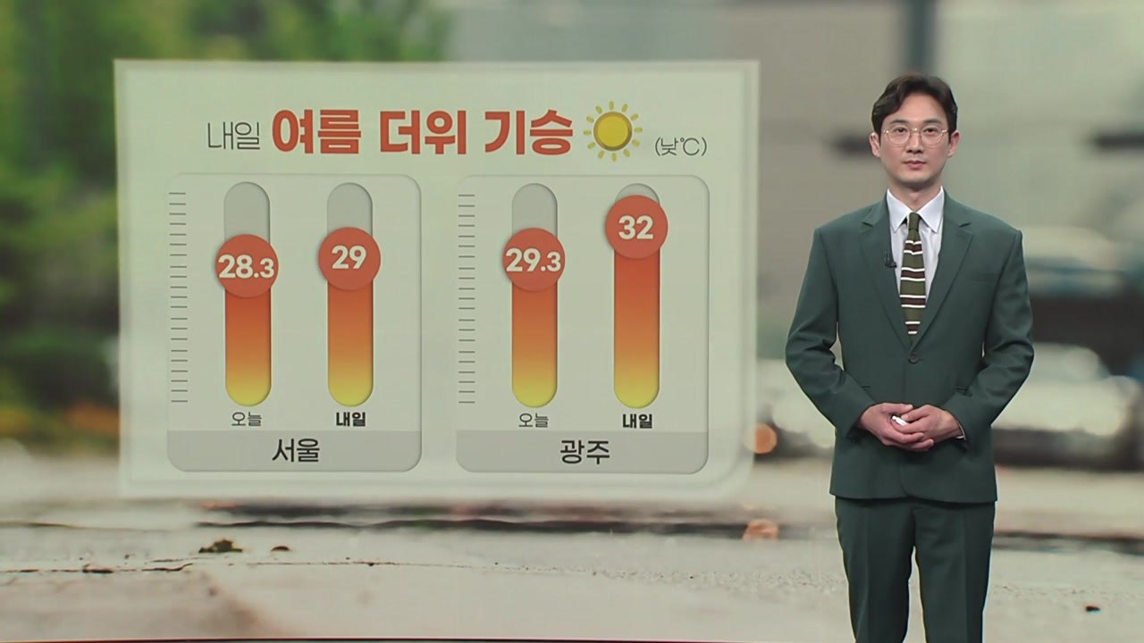 [날씨] 내일 여름 더위 기승...자외선 강해 / YTN