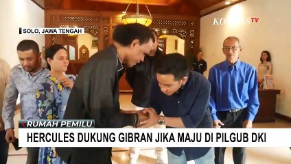 Temui di Solo, Hercules Dukung Gibran Jika Maju di Pilgub DKI Jakarta
