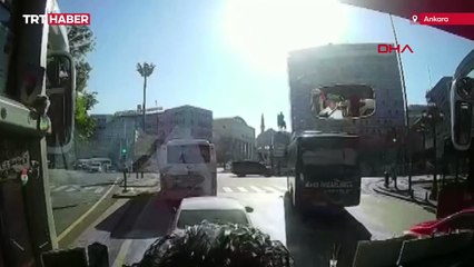 Başkentte iki otobüs çarpıştı: 6 yaralı