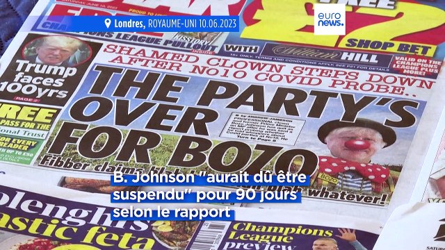 Partygate : Boris Johnson a délibérément trompé le Parlement britannique, conclut une enquête