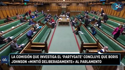 La comisión que investiga el ‘Partygate’ concluye que Boris Johnson «mintió deliberadamente» al Parlamento