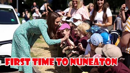 The Princess of Wales visits Nuneaton for the first time for an important project