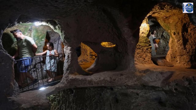 Turkish man knocked down basement wall to find 2,000-year-old underground city — after chasing his chickens through a hole