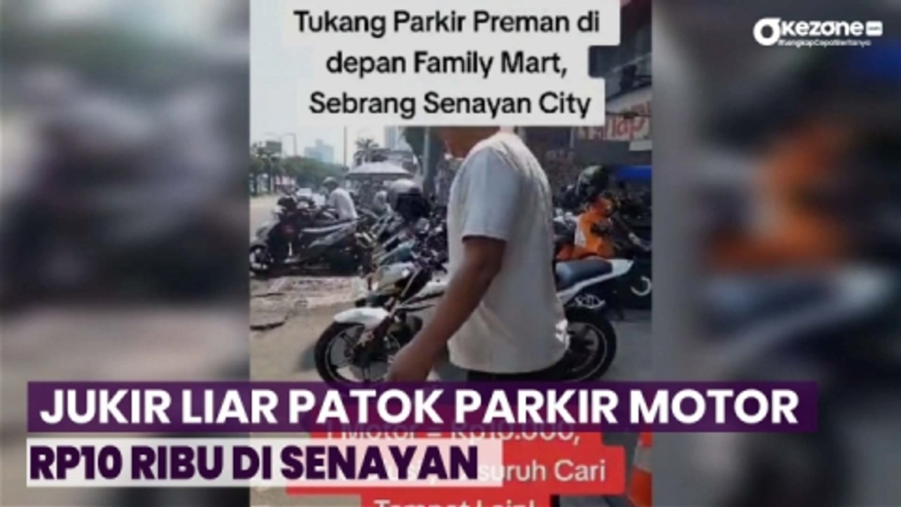 Jukir Liar Patok Parkir Motor Rp10 Ribu di Senayan, Polisi Amankan Pelaku