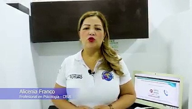 Alicenia Franco, profesional en psicología del Centro Regulador de Urgencias y Emergencias