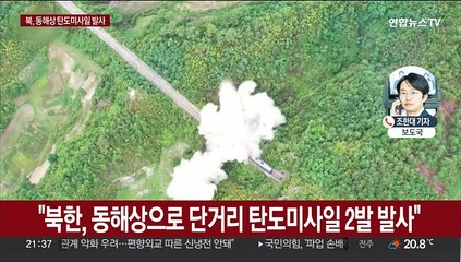 북, 63일만에 탄도미사일 2발 발사…격멸훈련 반발