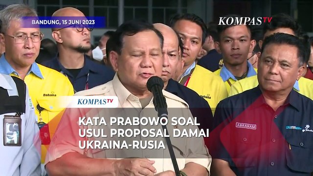 Menhan Prabowo Jelaskan Soal Usul Proposal Perdamaian Ukraina-Rusia