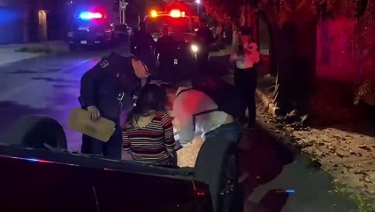 Una joven terminó lesionada y abandonada tras volcar en su automóvil