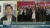 Mexico: Avanza la inscripción de aspirantes del partido Morena