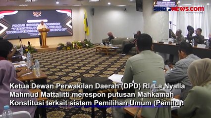 MK Putuskan Pemilu Tetap Digelar Proporsional Terbuka, Ini Respon Ketua DPD RI