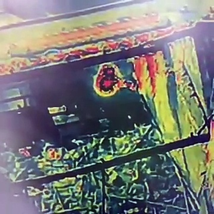 West Midlands Police Drone shows extent of fire damage at property in Kitts Green, Birmingham