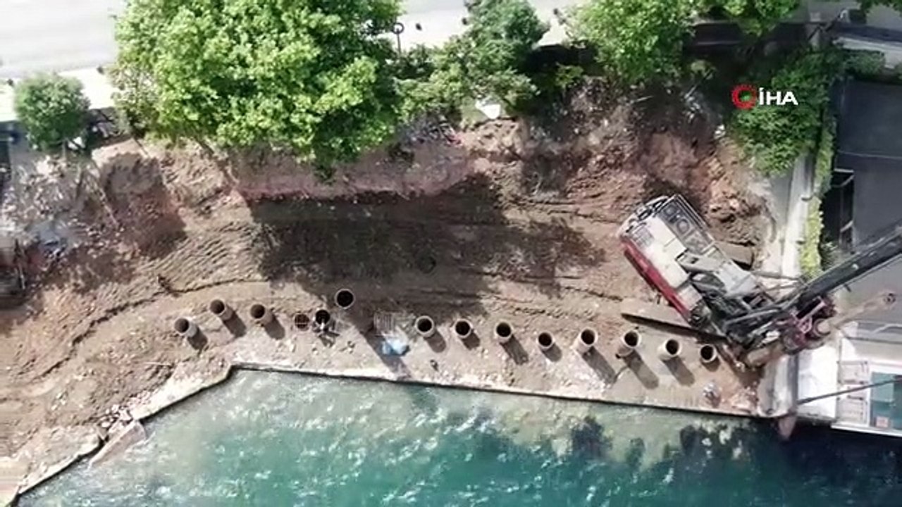 Kuzguncuk Parkı'nda Zemin Güçlendirme Çalışmaları Başladı