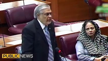 Sahafiyon ky Sakhat Sawalat Isahaq Dar Guse main aa gay | Public News