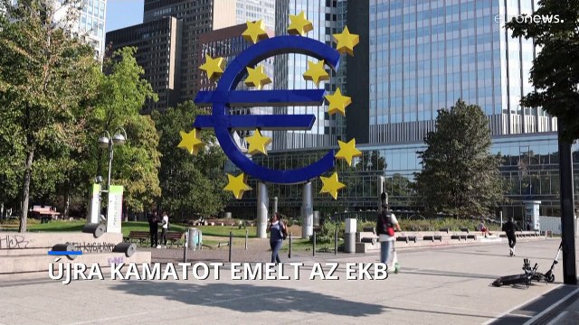 Nem szakította meg a kamatemelési ciklust az Európai központi Bank