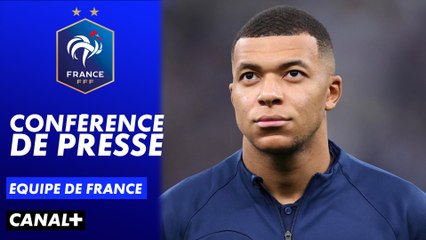 La conférence de presse de Kylian Mbappé avant Gibraltar / France