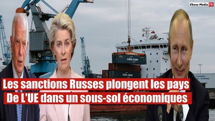 Les sanctions Russes plongent les pays de L'UE dans un sous-sol économiques