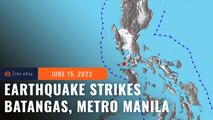 Magnitude 6.3 earthquake strikes off Calatagan, Batangas