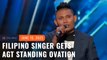 Filipino Roland Abante receives standing ovation in ‘America’s Got Talent’ audition