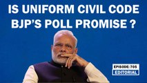 Editorial With Sujit Nair: IS UNIFORM CIVIL CODE BJP’S POLL PROMISE? | Lok Sabha Election 2024
