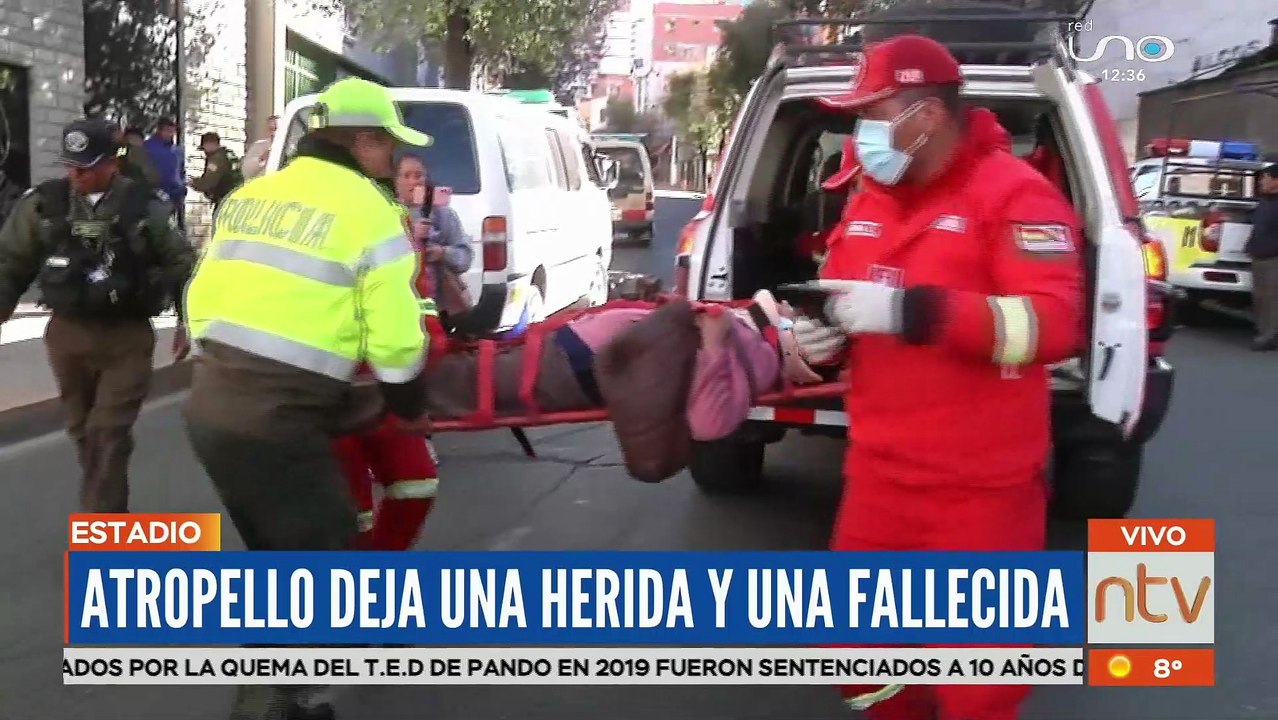 Anciana muere atropellada en inmediaciones del Estadio Hernando Siles