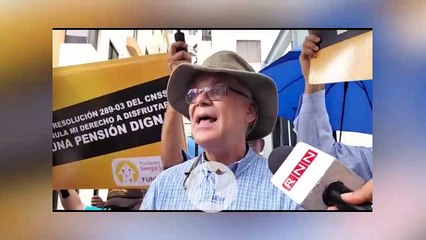 Movimiento por las Pensiones protestan para permanecer en sistema de reparto del CNSS