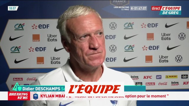 Deschamps : « L'actualité chasse l'actualité » - Foot - Qualif. Euro - Bleus