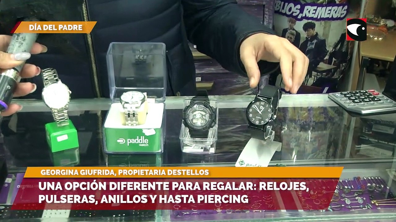 Una opción diferente para regalar relojes, pulseras, anillos y hasta piercing
