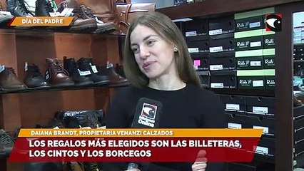 Los regalos más elegidos son las billeteras, los cintos y los borcegos