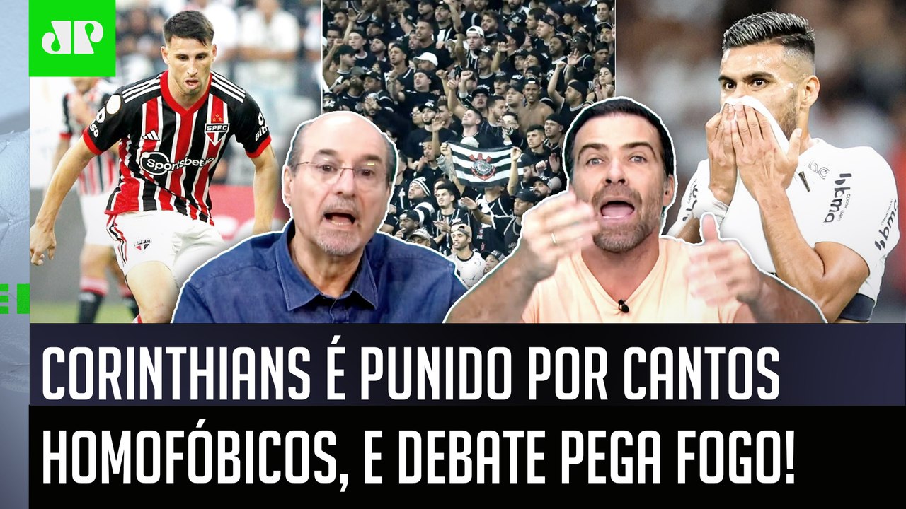 PEGOU FOGO! "ISSO É HIPOCRISIA! É PALHAÇADA! VÃO ME XINGAR, mas..." CORINTHIANS PUNIDO FERVE DEBATE!