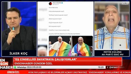 Metin Külünk: Eşcinsellik İslam'ı tasfiye operasyonudur