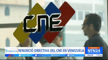Renuncia la actual directiva del Poder Electoral venezolano para dar paso a una nueva junta