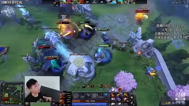 Can Sumiya Invoker win the Game with Dual Hero Control? | Sumiya Invoker Stream Moment 3724