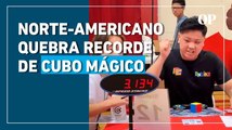 Norte-americano Max Park quebra recorde mundial de cubo mágico tradicional na Califórnia